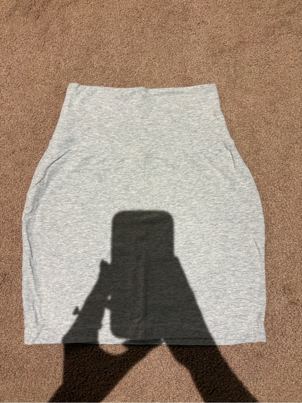 TNA light gray mini skirt size xxs